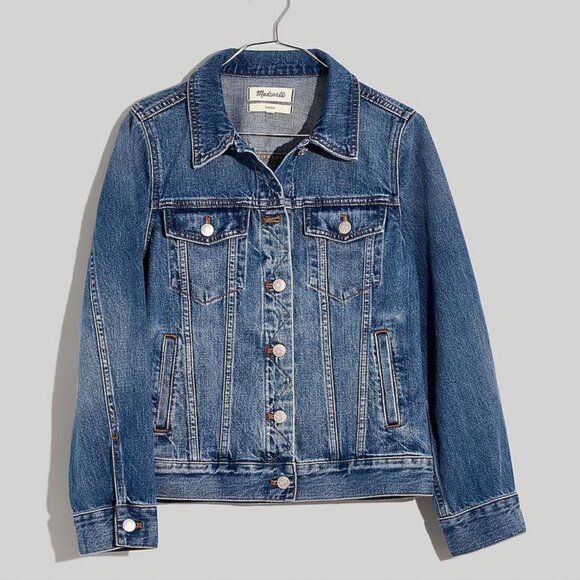 Madewell - The Jean Jacket in Medford Wash Size Medium - Picture 5 of 5